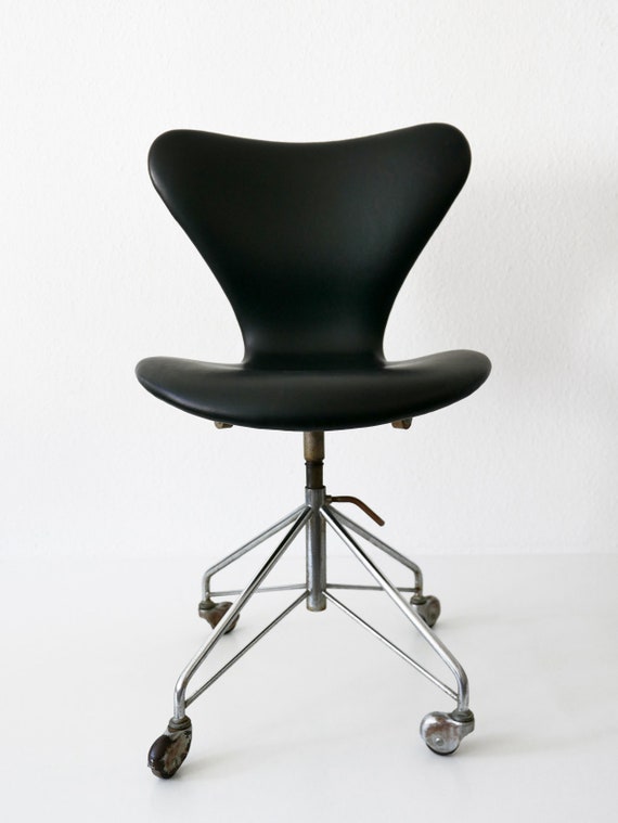 Rare Mid Century Modern Office Chair or Desk Chair by ARNE