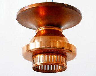 Hermosas y raras luces de techo de cobre modernas de mediados de siglo | Lámparas de techo, década de 1960, Dinamarca