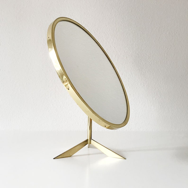 Large Elegant and Decorative Mid Century Modern TABLE MIRROR Etsy