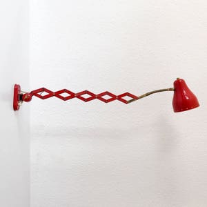 Lovely Mid Century Modern SCISSOR WALL LAMP |  Sconce | Stilnovo | Arteluce Era | 1950s