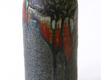 Vintage Studio Pottery Ceramic Vase No 07 by Ilse Ludwig-Korbel Germany 1988
