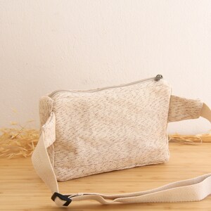 Belt Bag in Cream Colour Banana Bag image 6