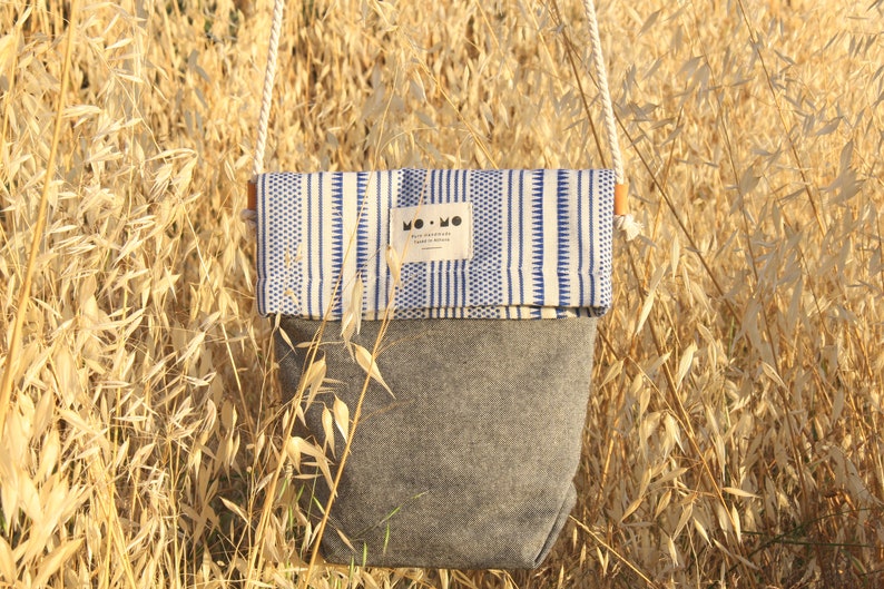 Fold Over Bag Greek Style Crossbody Bag