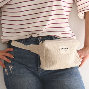 Belt Bag in Cream Colour Banana Bag image 9