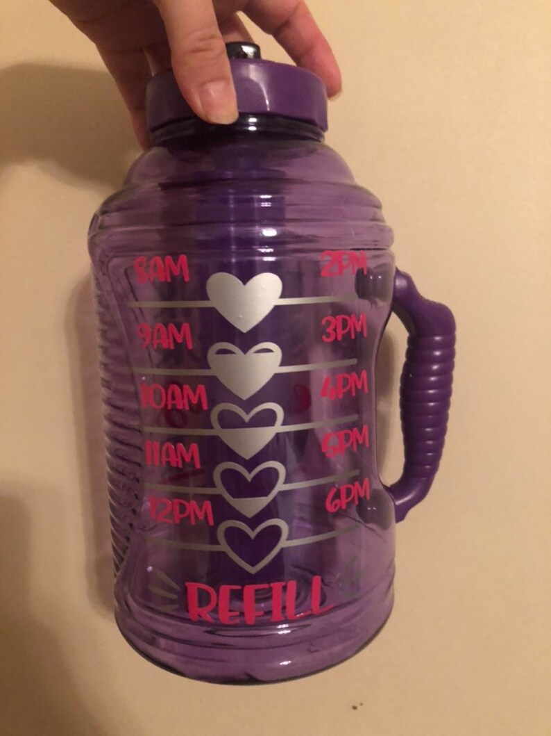 personalized water bottle tracker