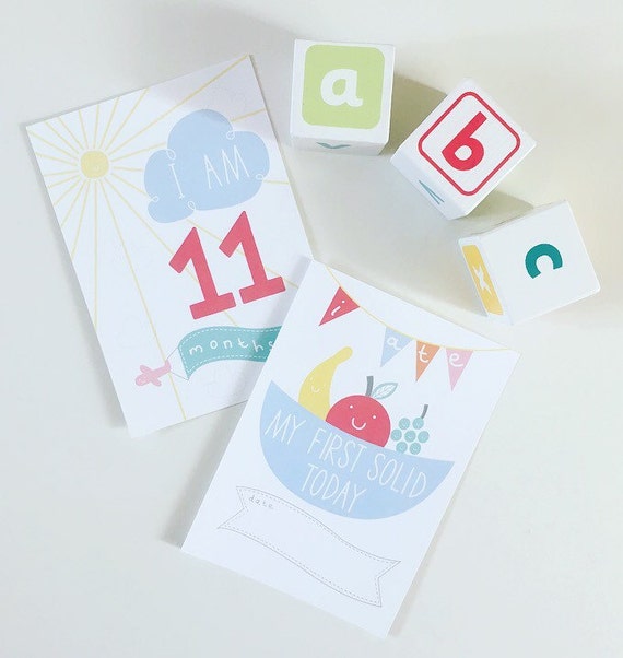 etsy milestone cards
