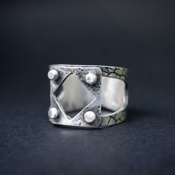 Lucky Ring | Medieval Ring | Tarot Ring | Silver Ring for Him