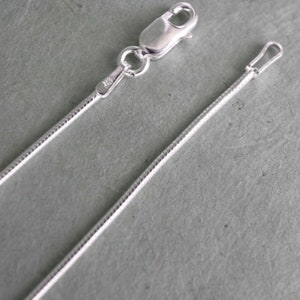 Sterling Silver Snake Chain | Finished Chain