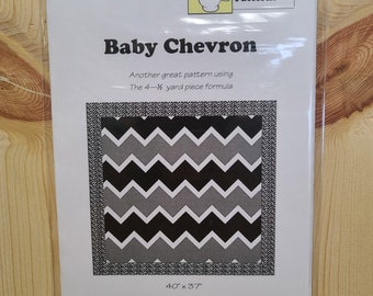 Baby Chevron, Baby A-OK Patterns, Moderate Skill Level, 1/2 Yard Friendly