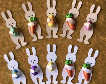 Hugging Bunny/Rabbit Easter treats -  SVG / Cut File for Silhouette or Cricut