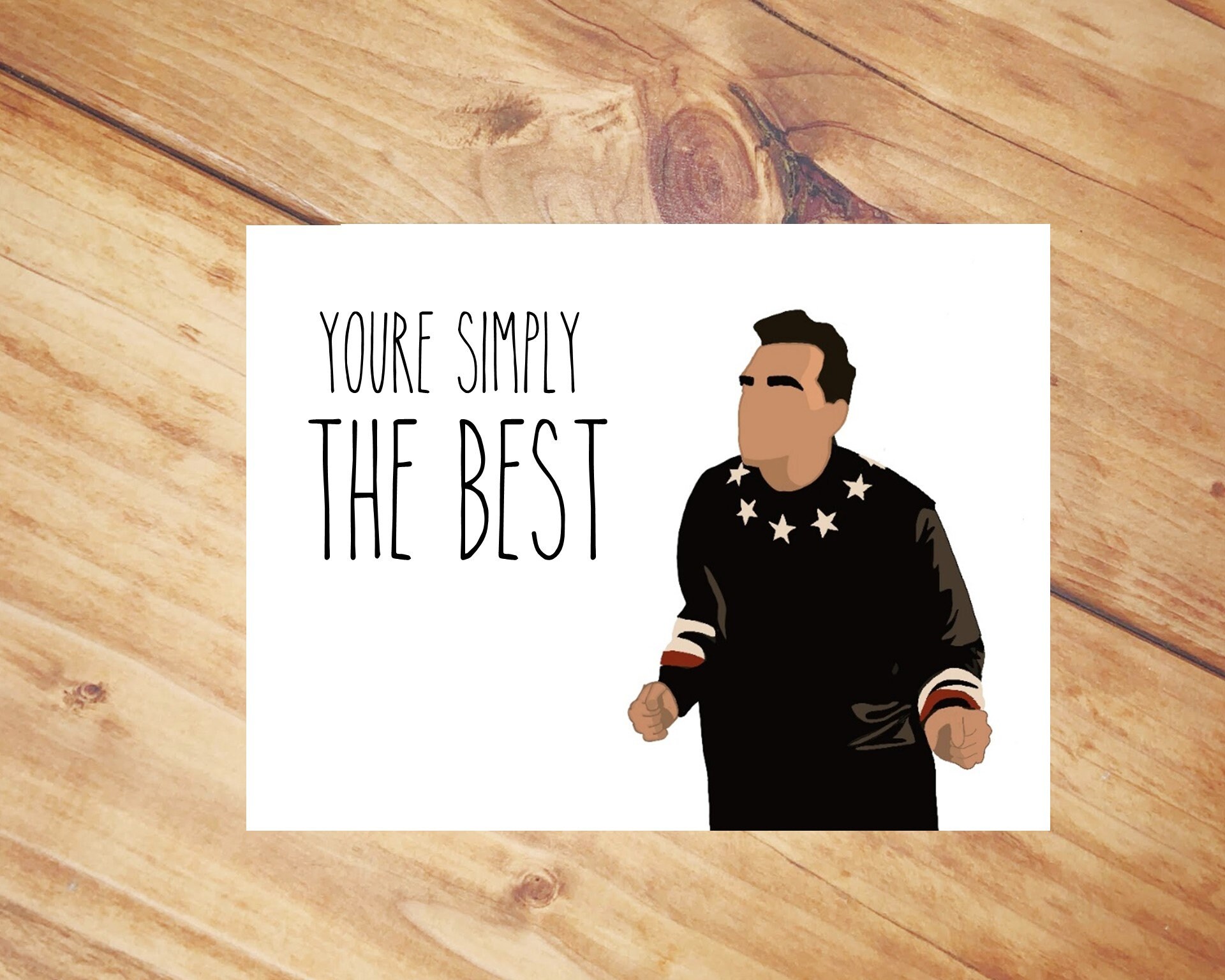 Schitts Creek David Rose You're simply the best card Etsy