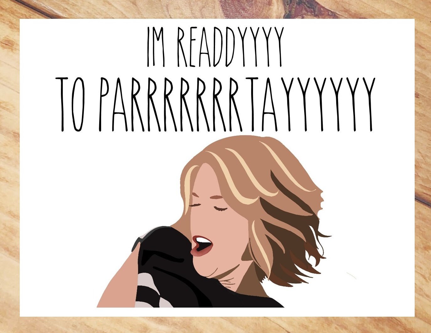 Ready To Party Bridesmaids Card Etsy Ready To Party Bridesmaids Card Etsy