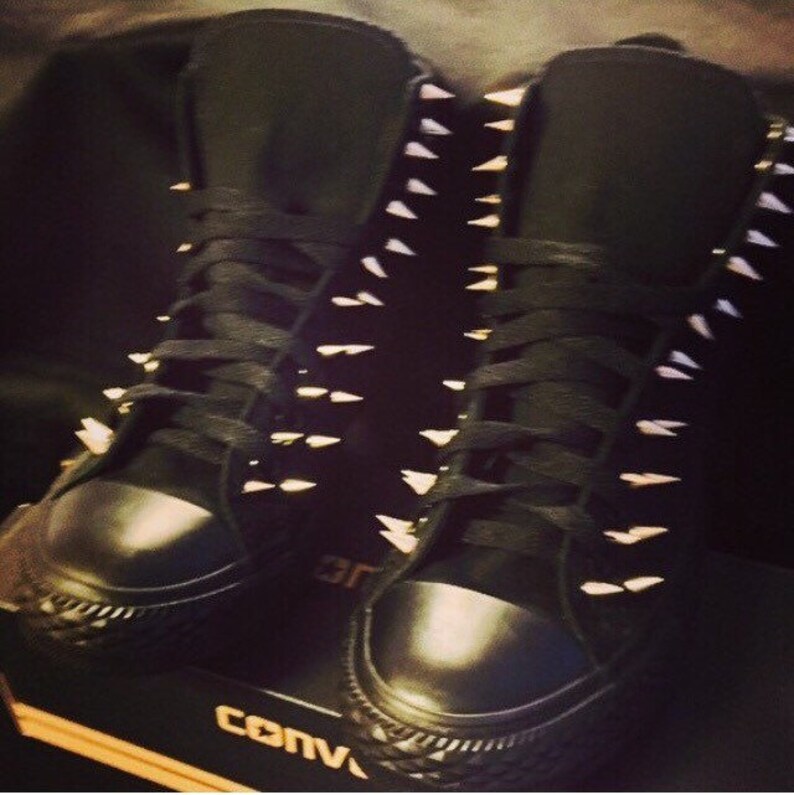 spiked converse shoes