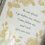 Be Not Afraid Framed Bible Verse On Fear Grief Gift Etsy