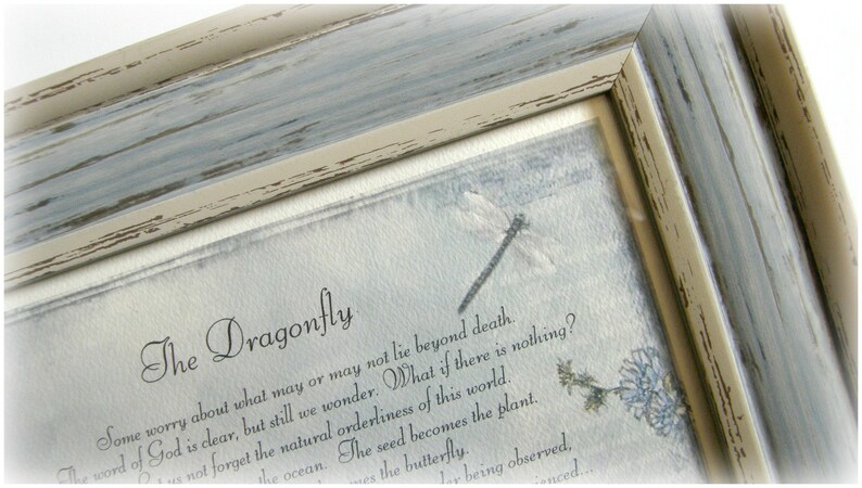 THE DRAGONFLY Story Death Dying Sympathy Gift Grieving | Etsy