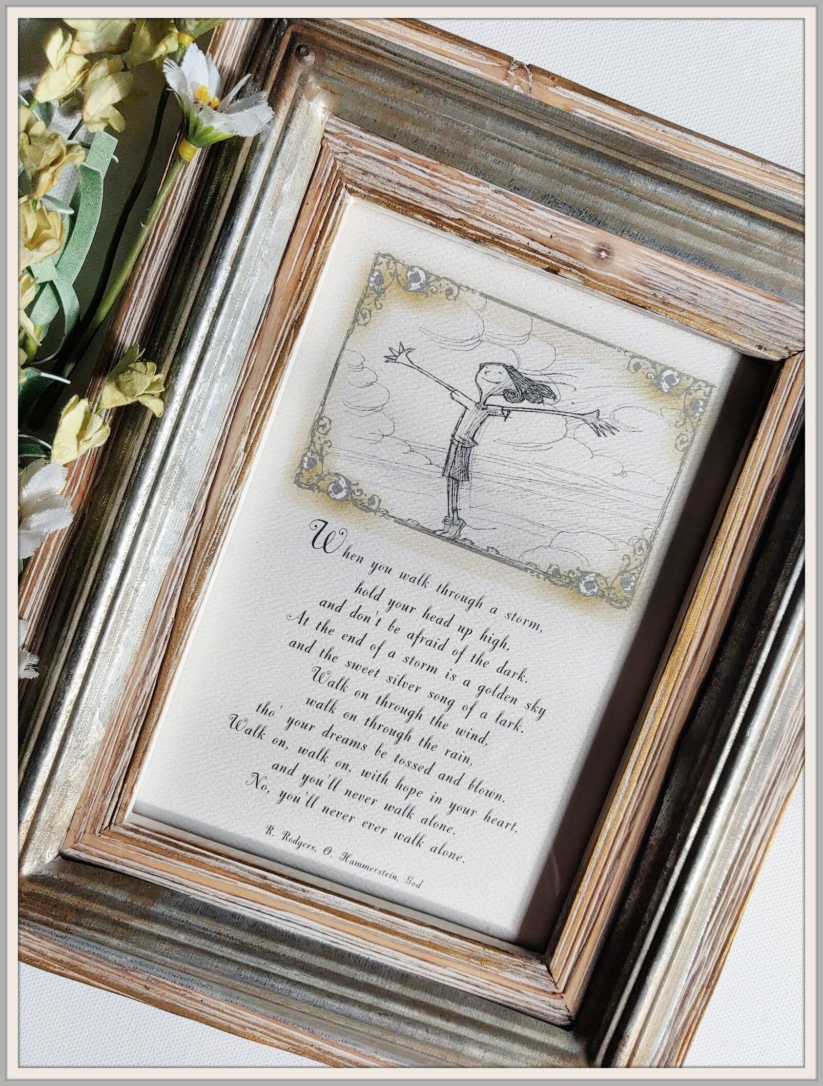 Peace in the Midst of the Storm - Frameable Paper Prints