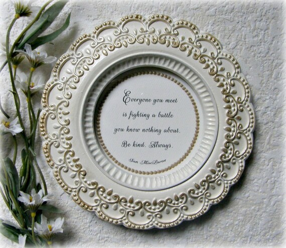 Everyone You Meet Is Fighting A Battle Ian Maclaren Quote Etsy