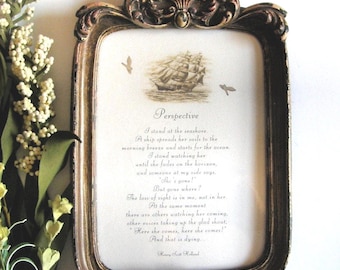 PRINT ONLY - Perspective on death uplifting poem - Celebration of Life