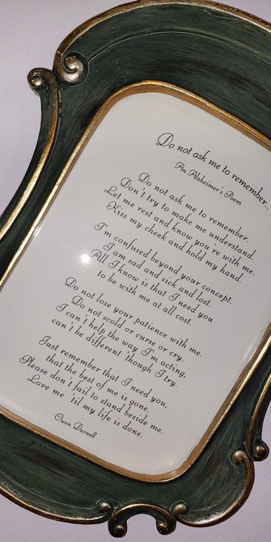 Alzheimers Poem - Etsy