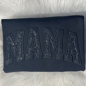 MAMA glitter geborduurd sweatshirt