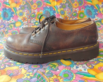 brown vintage doc martens