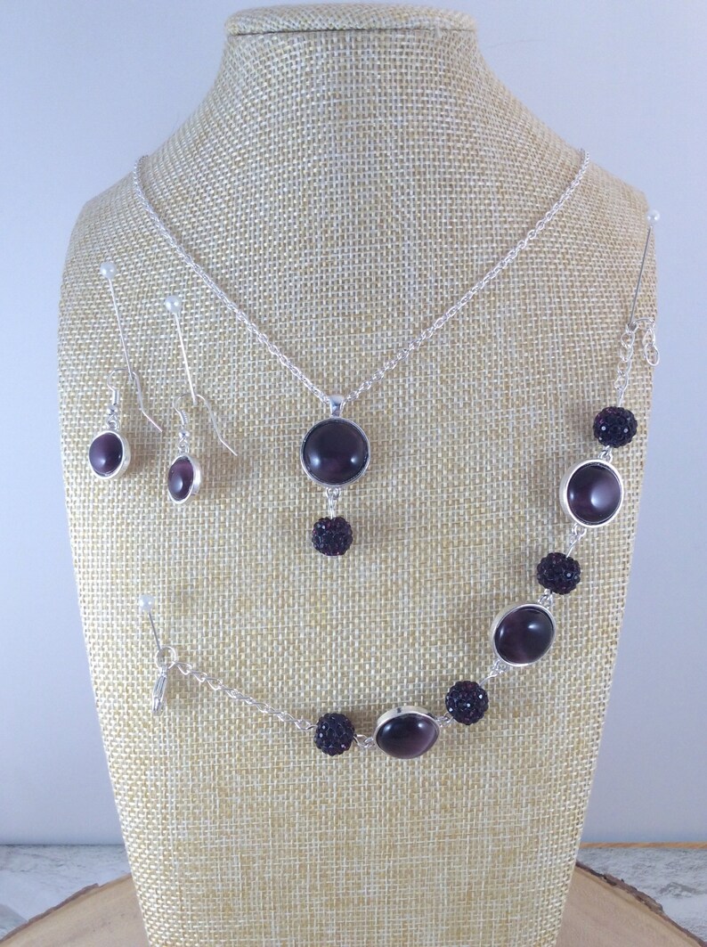 Ladies jewellery Jewellery set jewellery shamballa Etsy