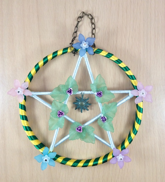 Herramienta De Altar De Pentagrama Solsticio De Verano Etsy
