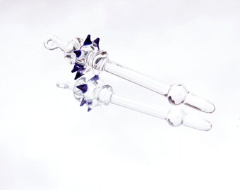 Blue Spike Ornament
