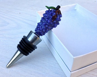 Bunch of Grapes Bottle Stopper