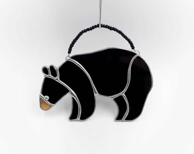 Rustic Decorations Black Bear Wildlife Decor Black Gift Etsy