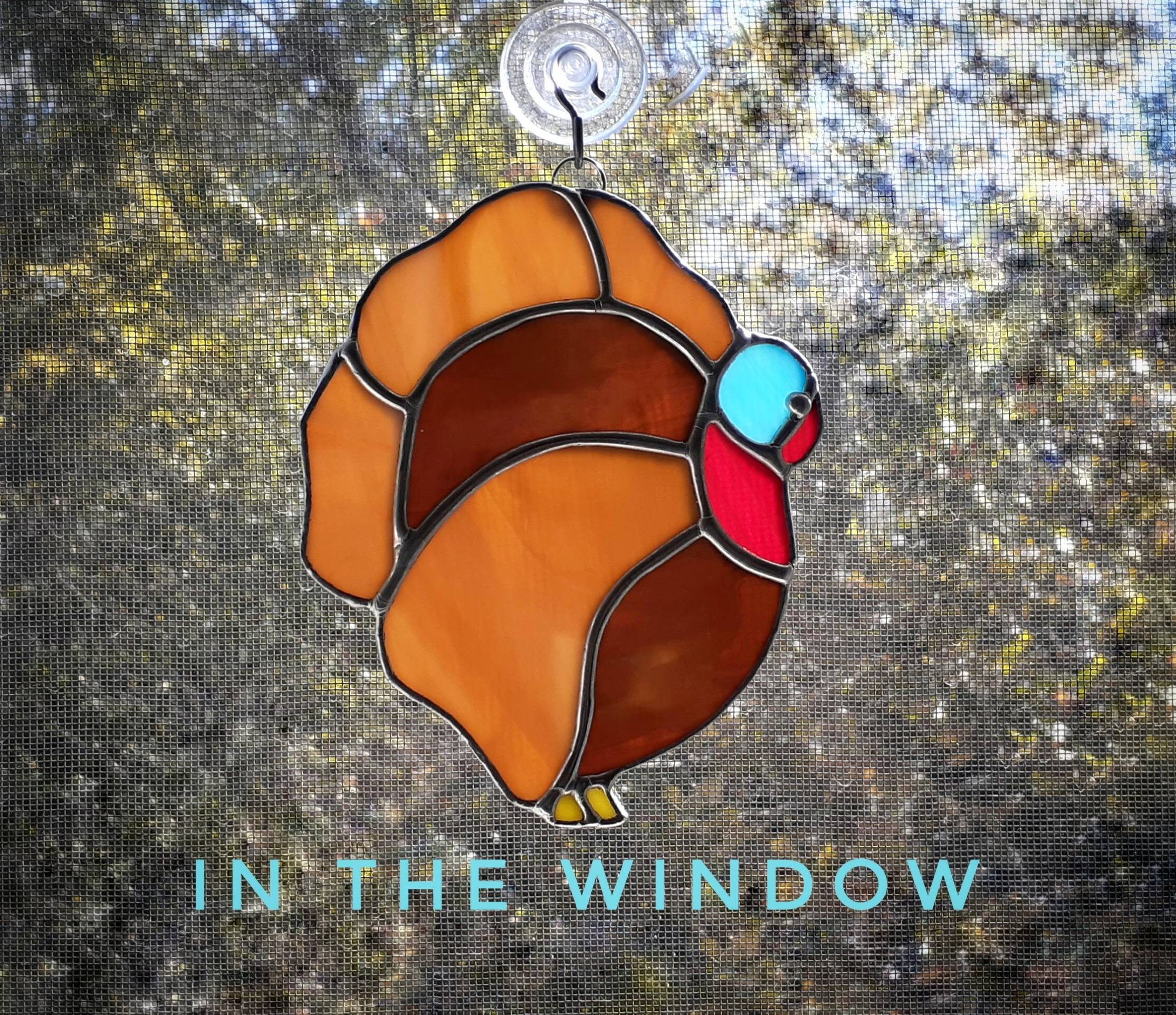 Stained Glass Turkey Thanksgiving Decor Turkey Decor | Etsy