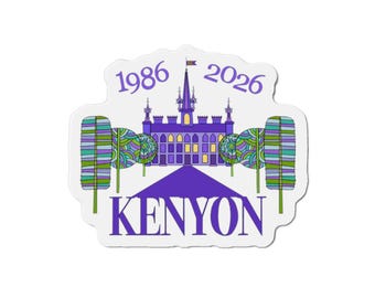 Kenyon College Reunion vinyl magnet - Class of 1986 - Old Kenyon