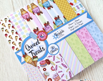 Paquete de papel de dulces, 210 x 210 mm