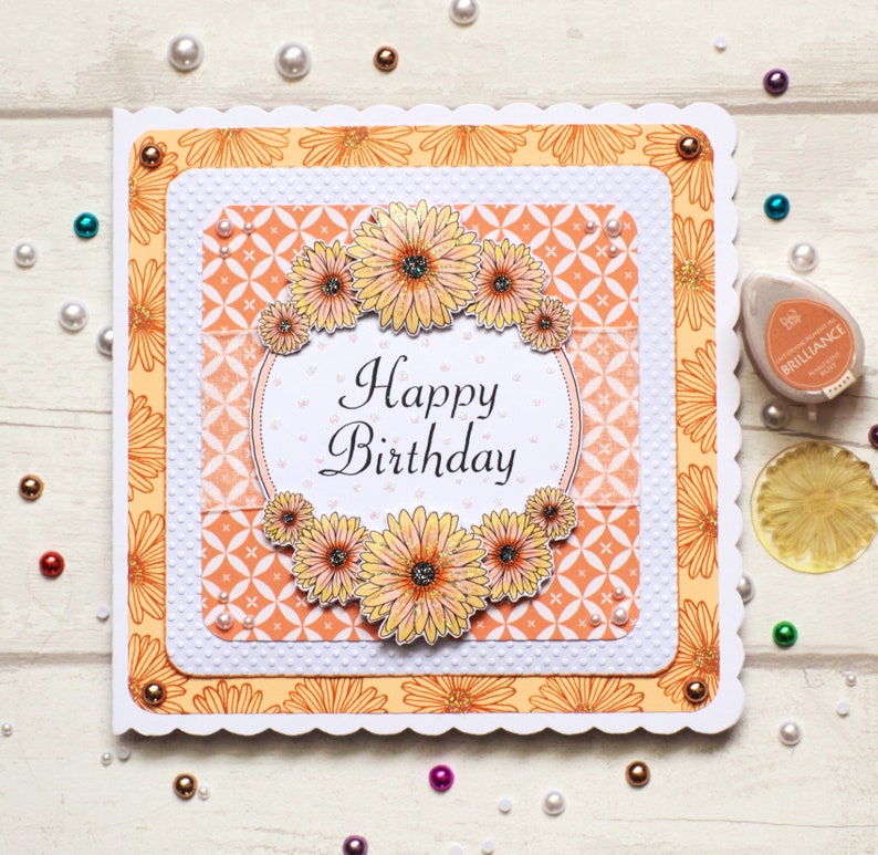 Daisy Floral Frames, SVG Frames Instant Download image 5