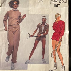 Vogue 1636 Ms top,Shorts & Pants Sz 14; B3029 Ms Actualite Wardrobe Sz 8-12; Sim 9358 Ms loose pants Sz 12; 9213 Jumpsuit,Vest, Bolero SZ 14