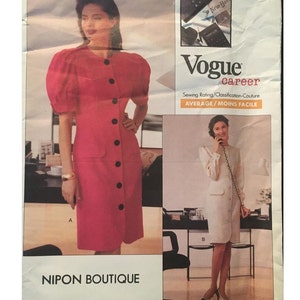 VOGUE 2302 NIPON BOUTIQUE Misses Dress, Size 14; Basic Design 2290; Misses Size (14,16,18), 1656 Size 12;  Uncut