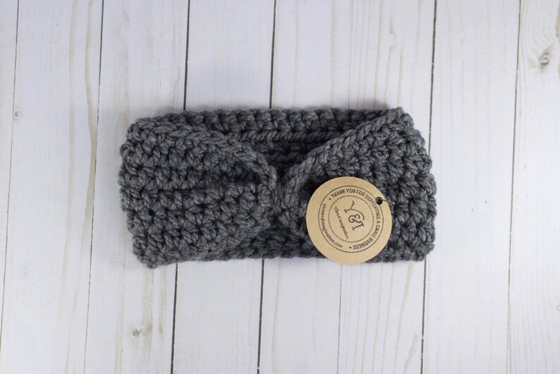 Crochet Ear Warmer Crochet Bow Headband Gift for her headband Winter Accessory