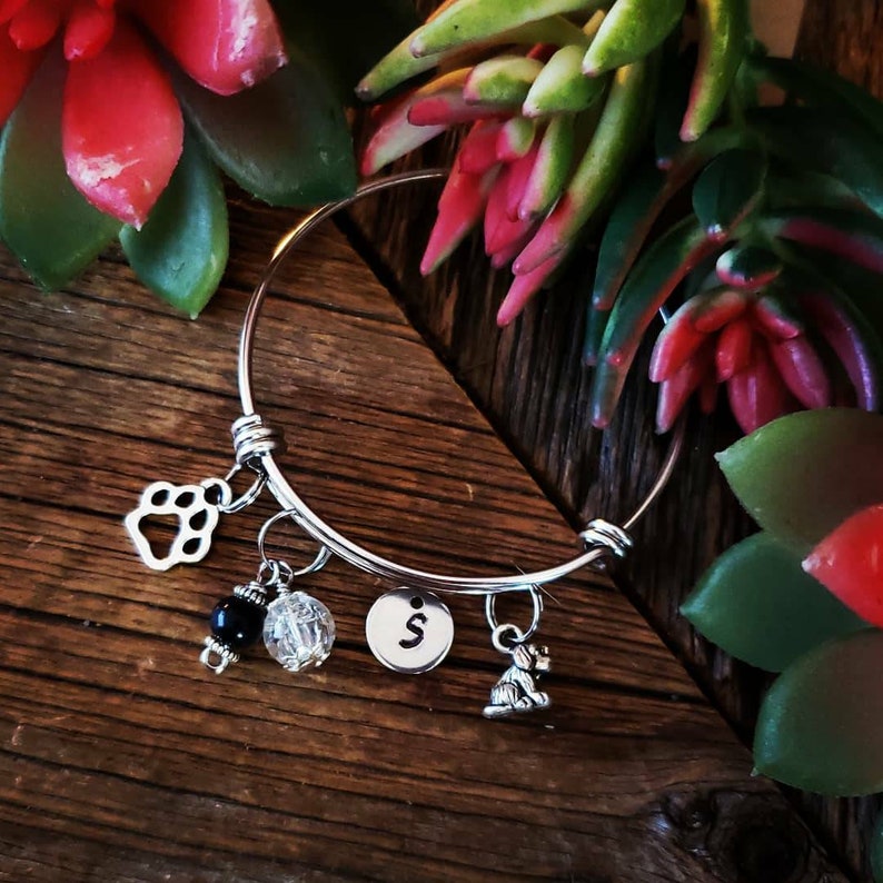 Football Charm Bracelet Personalized Expandable Stainless Steel Bangle