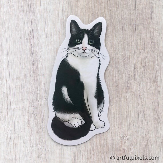 Tuxedo Cat | Vinyl Sticker Tuxedo Cat | Vinyl Sticker