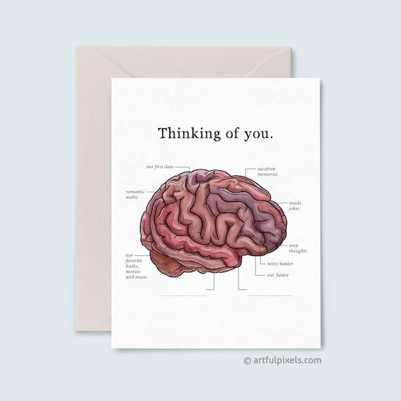 Nerdy Valentine's Day Card, Geeky Romance Anniversary Card, Brain Diagram Science Card, Boyfriend Card, Gift for Him, Wedding Anniversary - Etsy Nerdy Valentine's Day Card, Geeky Romance Anniversary Card, Brain Diagram Science Card, Boyfriend Card, Gift for Him, Wedding Anniversary - Etsy