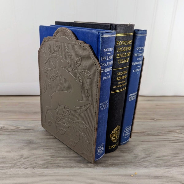 Leather Bookends Etsy