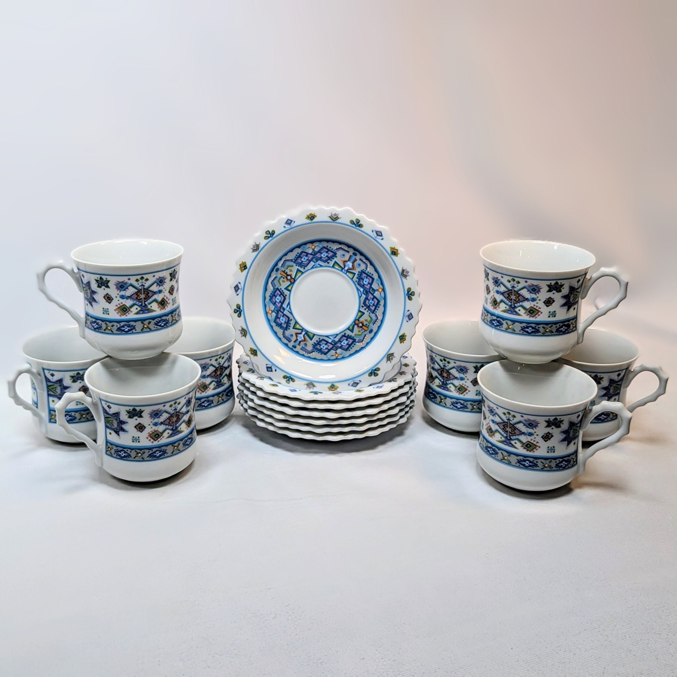 1981年製 SAHARA PAN SET 青 1970s One World Sango, Lapland 8006, Vintage Scandi Style, 5