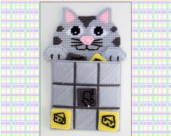 Cat Tic Tac Toe Game-Plastic Canvas Pattern-PDF Download