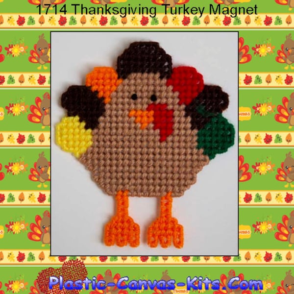 Plastic Canvas Thanksgiving Magnets Patterns - Etsy
