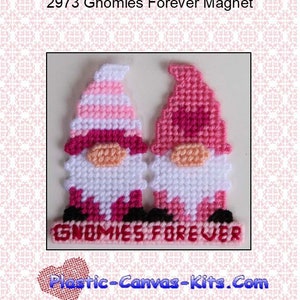 Gnomies Forever Magnet-Plastic Canvas Pattern-PDF Download