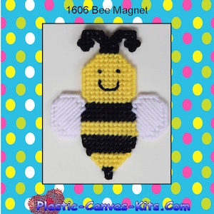Bee Magnet-Plastic Canvas Pattern-PDF Download