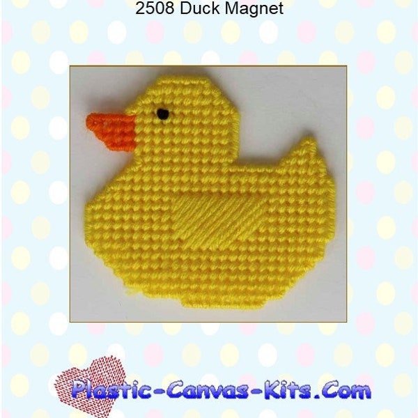 Duck Magnet-Plastic Canvas Pattern-PDF Download