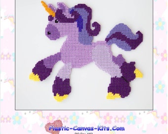 Unicorn Plastic Canvas Etsy