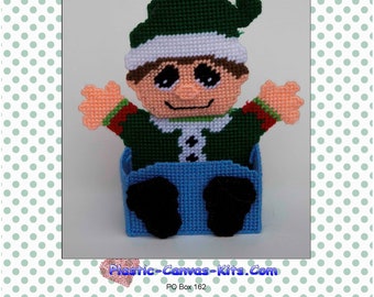 Christmas Ugly Sweater Boy Treat Holder-Plastic Canvas Pattern-PDF Download