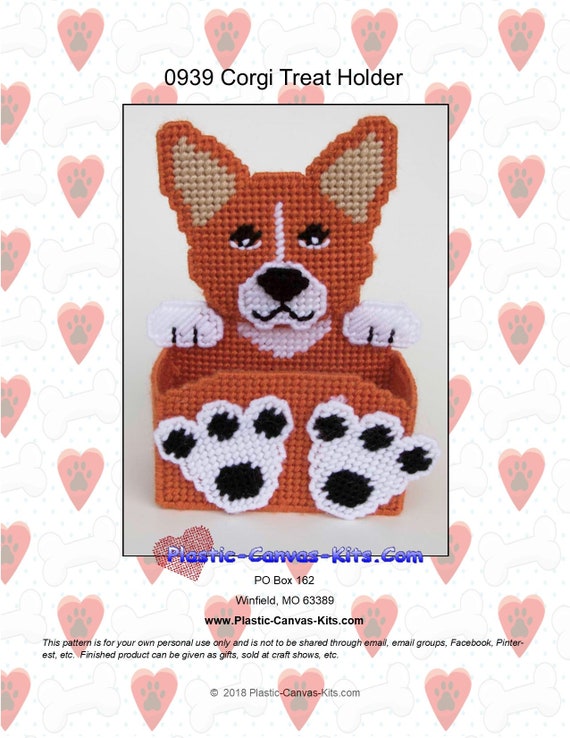 Plastic Canvas Pattern or Kit Cow Treat Holder